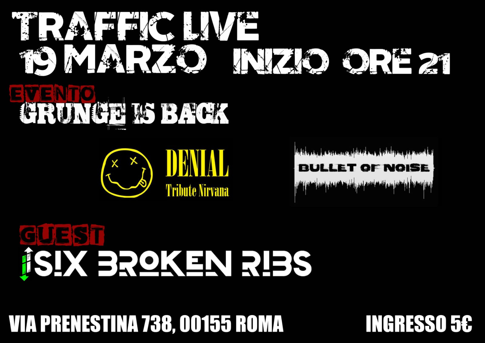 Rimandato “Traffic Live Pub” – Decreto Ministeriale 4 Marzo 2020